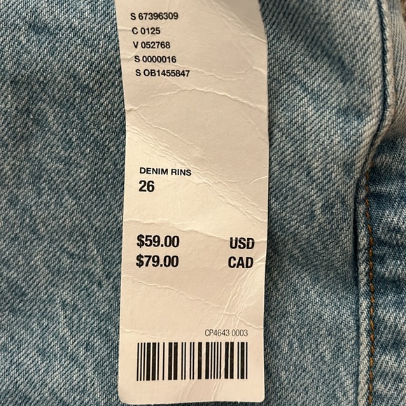 Blue Urban Outfitters Vintage Jean Shorts Size 26 - Picture 3 of 5